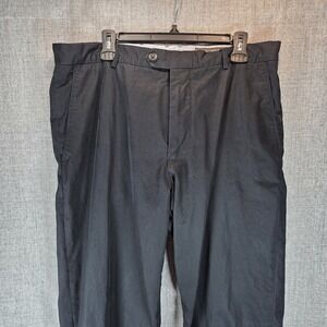 Banana Republic Mens Black Cotton Chino Pants Size 36/32 (31) Classic Preppy